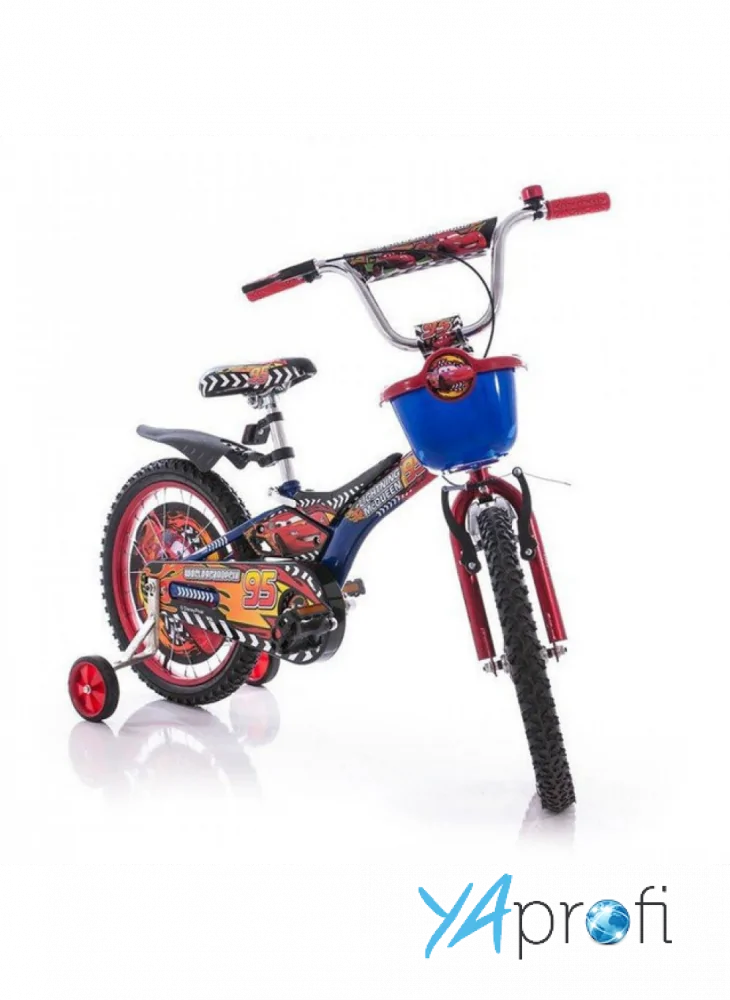 Велосипед для мальчиков Mustang Pilot Тачки 18 дюймов 