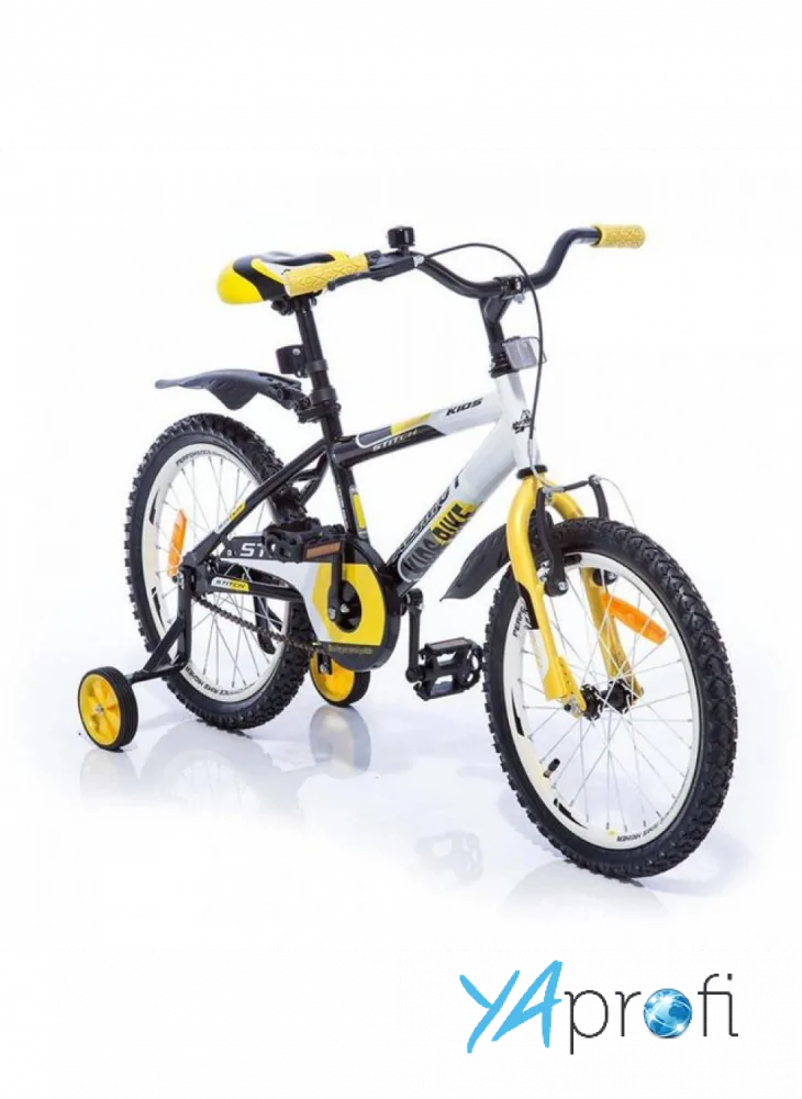 Детский велосипед Azimut Stitch Premium 18"