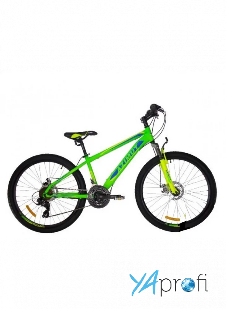 Горный велосипед Azimut Forest 26 GD Салатово-желтый