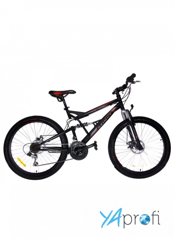 Горный двухподвесный велосипед Azimut Rock 26" D+