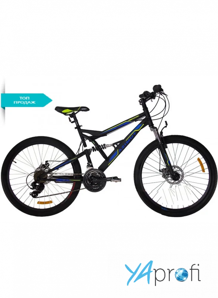 Горный двухподвесный велосипед Azimut Rock 26" D+ 