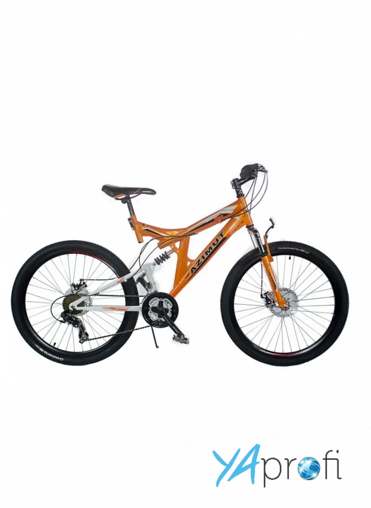 Горный подростковый двухподвесный велосипед Azimut Power 24 GD 