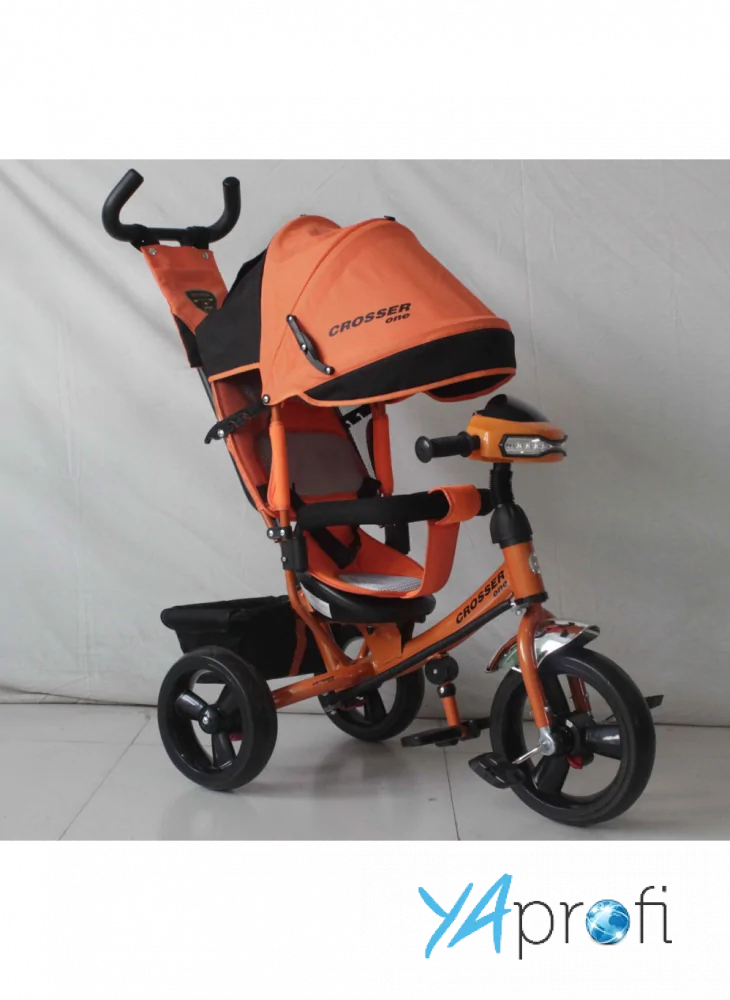 Детский трехколесный велосипед Crosser One колеса EVA 