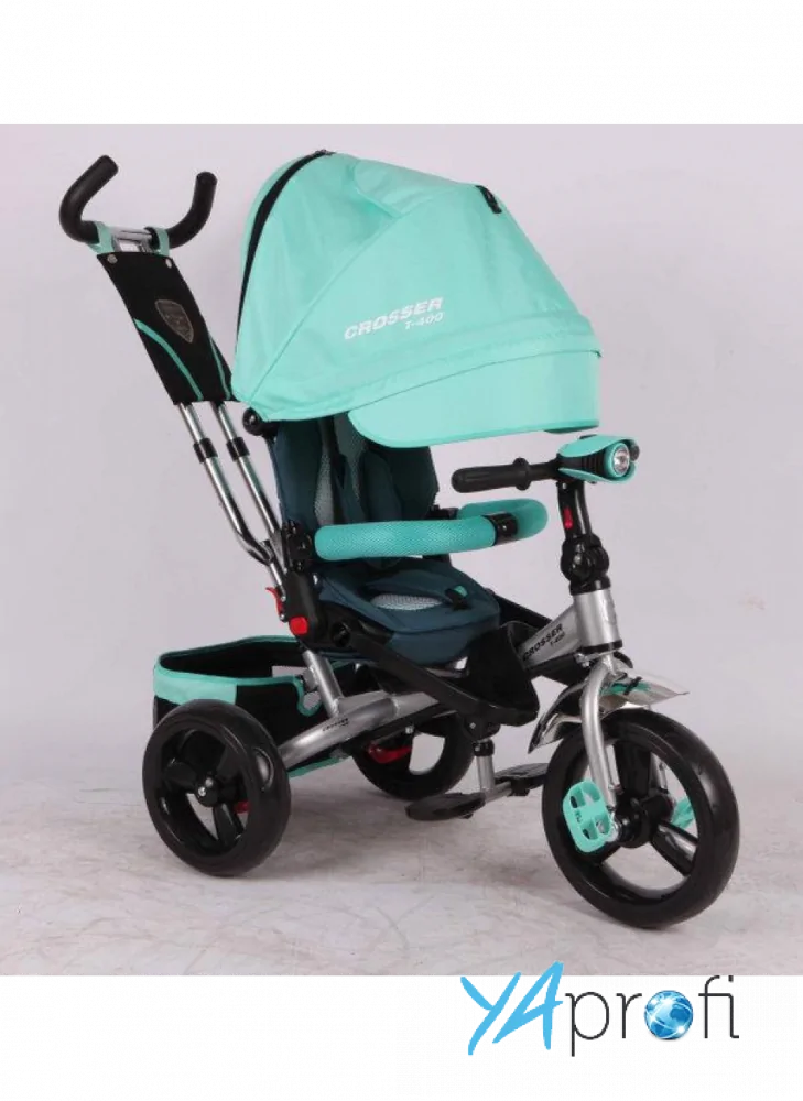 Детский трехколесный велосипед-трансформер Crosser T-400 колеса EVA 