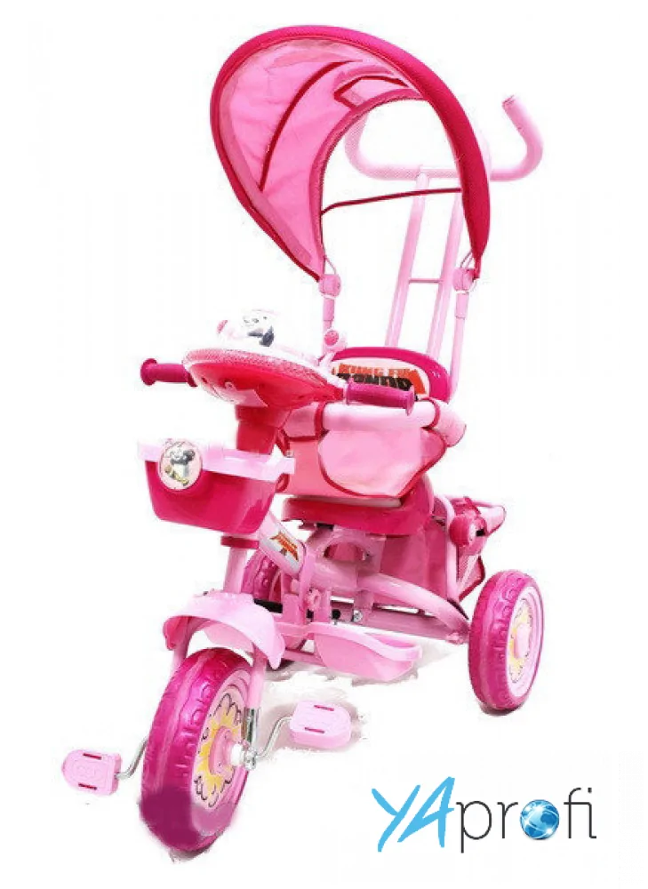 Велосипед детский трехколесный Panda (розовый) 