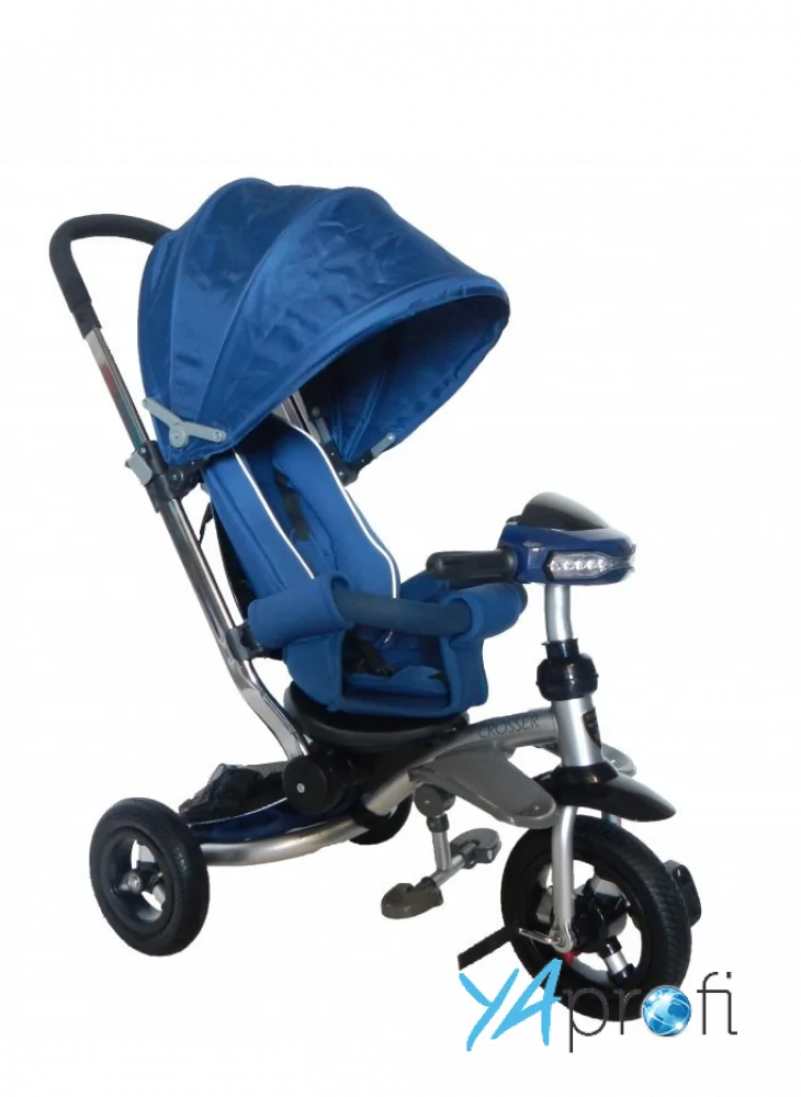 Детский трехколесный экологичный велосипед-коляска Crosser T-350 ECO 