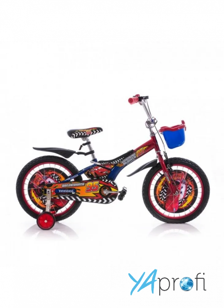   Велосипед для мальчиков Mustang Pilot Тачки 18 дюймов 