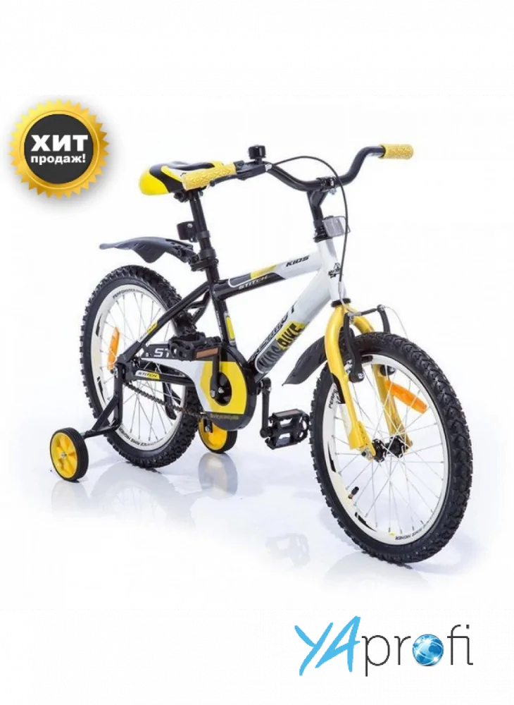 Детский велосипед Azimut Stitch Premium 18" 