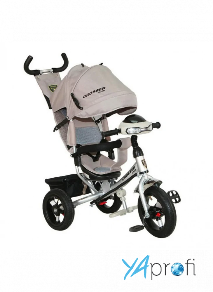 Детский трехколесный велосипед Crosser One T-1 с фарой  