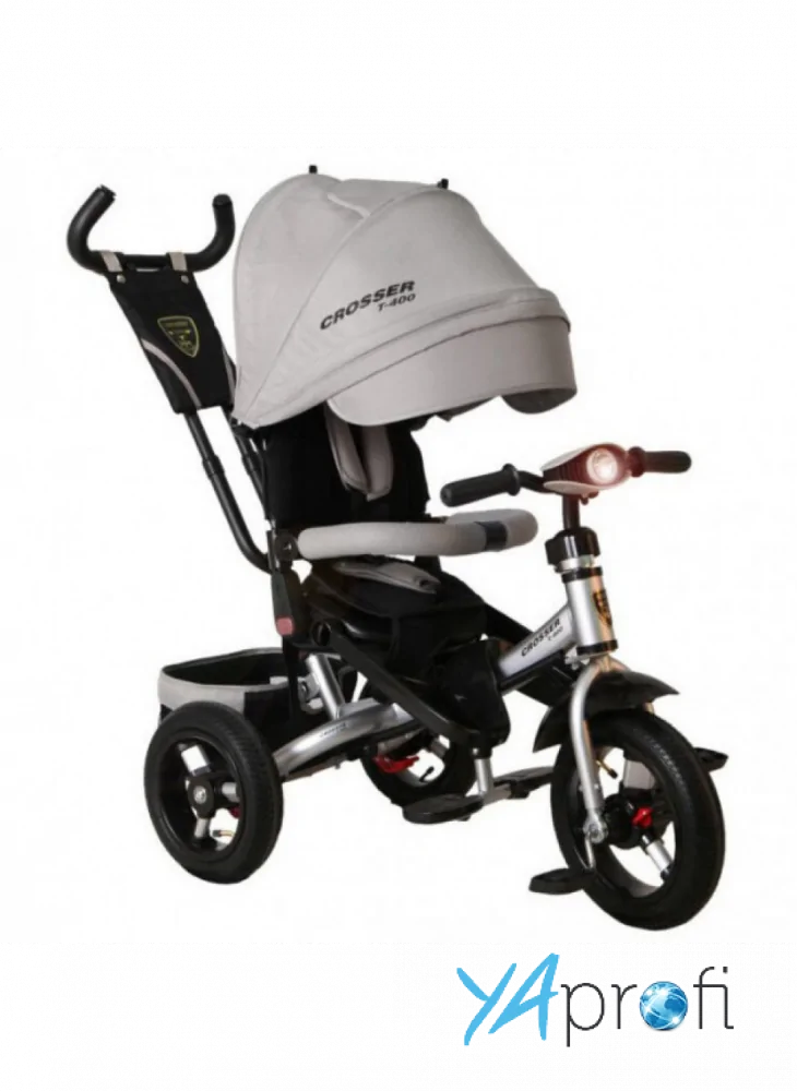 Детский трехколесный велосипед-трансформер Crosser T-400 колеса EVA