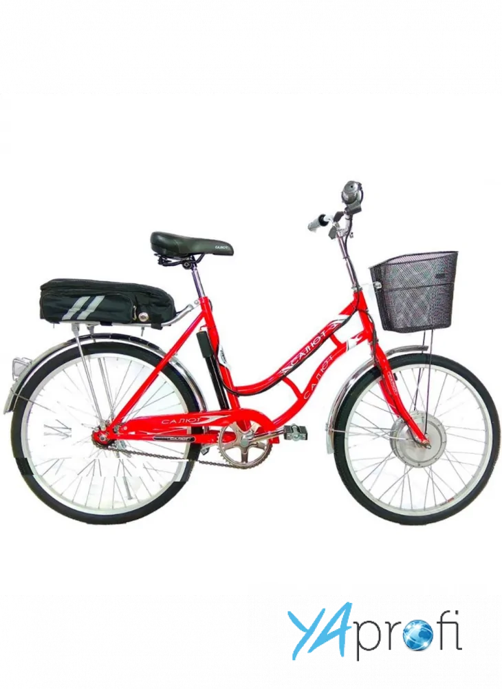 Электровелосипед Салют Retro 26" с пробегом в 55 км.  