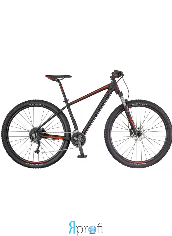 Велосипед 27,5" Scott Aspect 740 2018 черно-красный