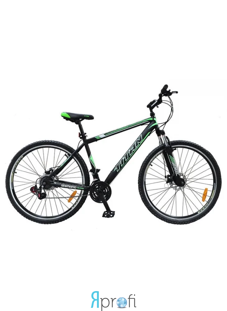 Велосипед titan solar (2017)(29")/ рама 20" (black/green)