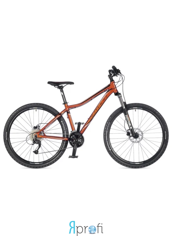 Велосипед Author Solution ASL 27,5", оранжевый (чёрный) / чёрный