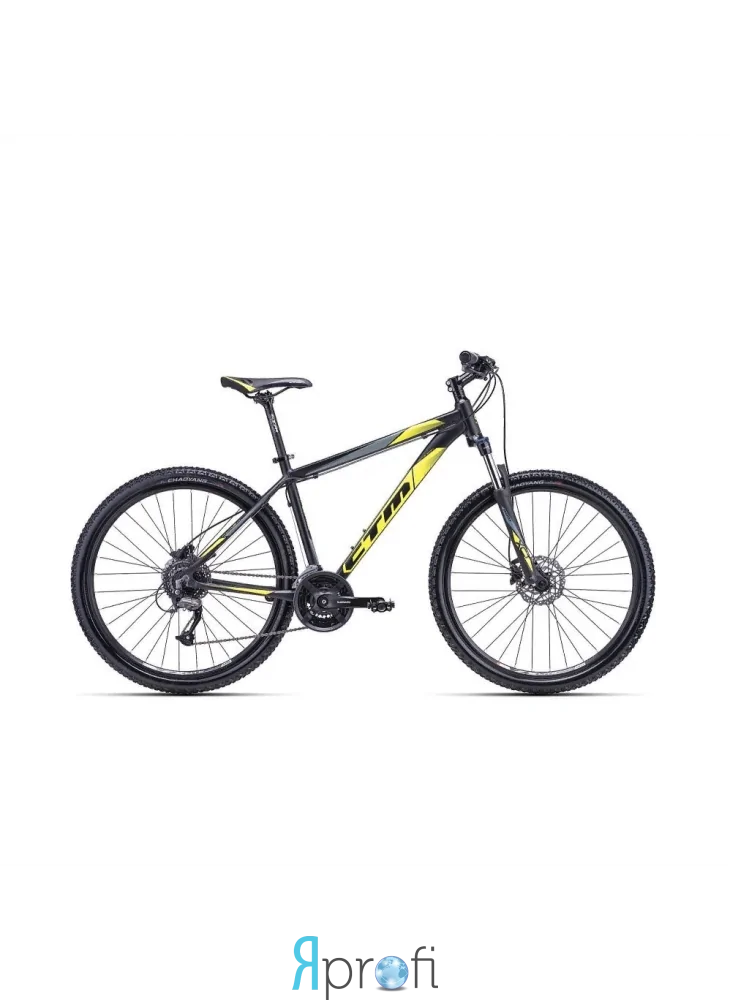 Велосипед CTM Flag 3.0 (matt black/yellow) 2018 года