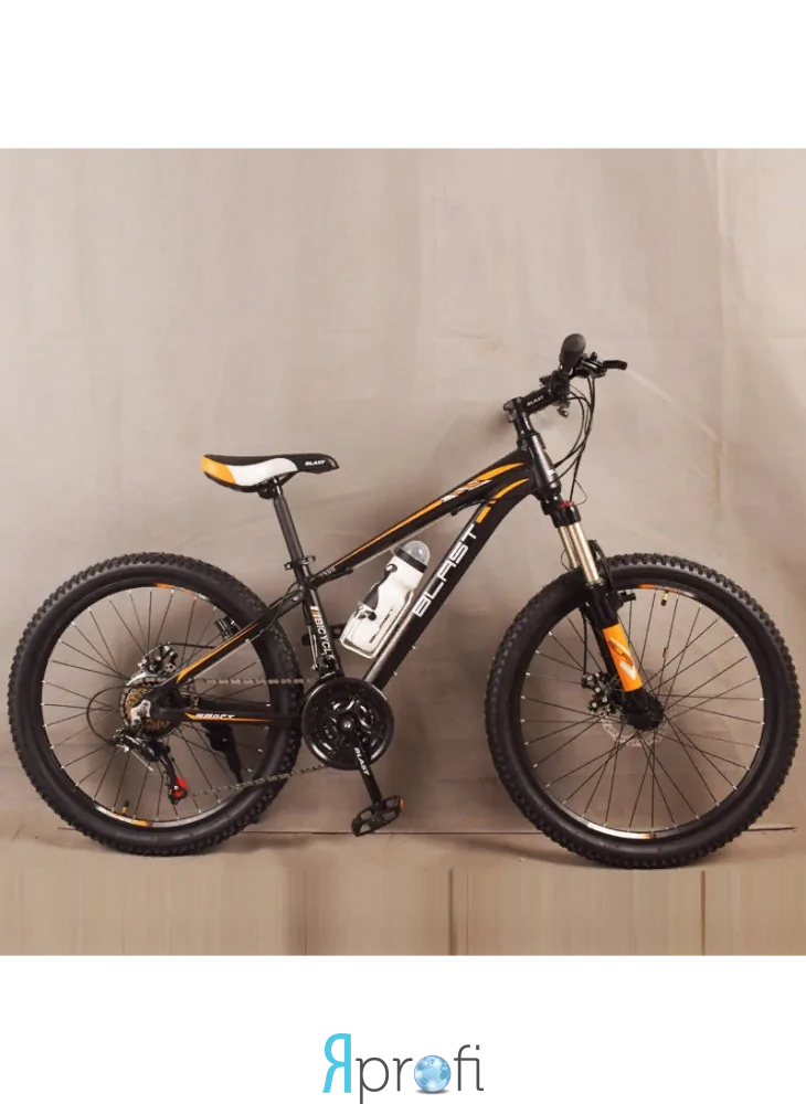 Стильный спортивный велосипед BLAST-S300 26", рама 17", оранжевый