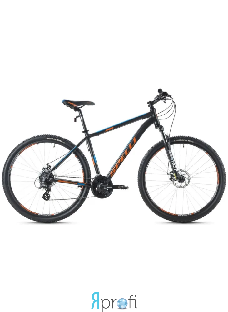 ВЕЛОСИПЕД SPELLI SX-3500 DISK 26" (2016) ЧЕРНО-ОРАНЖЕВЫЙ