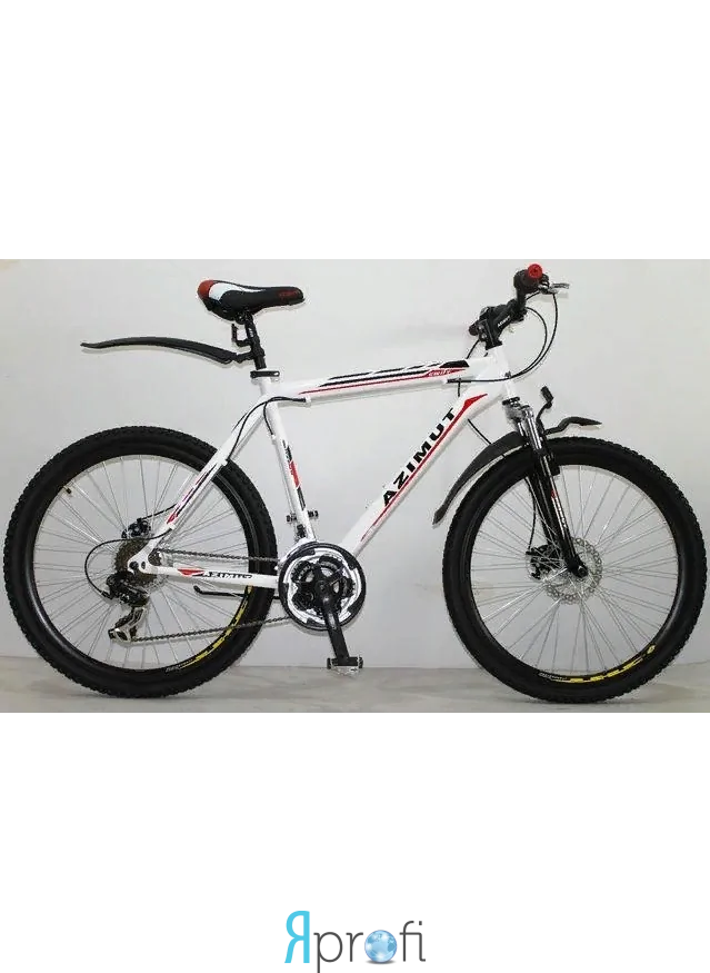 Горный спортивный велосипед 29 дюймов 19 рама Azimu Swift (оборудование SHIMANO)белый  