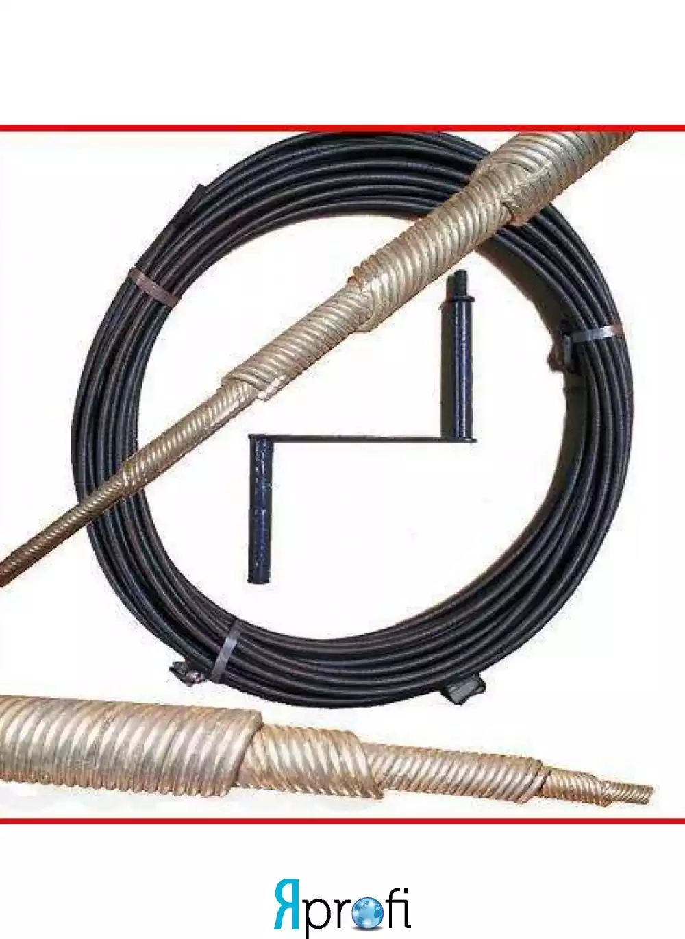 Трос сантехнический,вал  гибкий канализационный Д=6-18 мм (067-3396904)