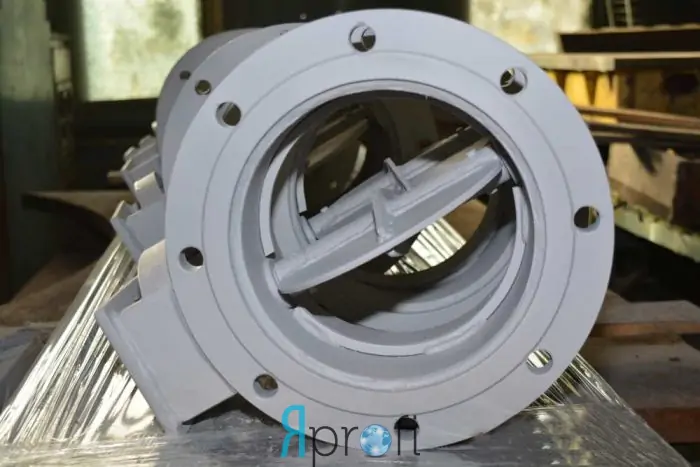 Клапан дроссельный фланцевый (ДХ, ДХО, ДХК, ДП, ДГ)