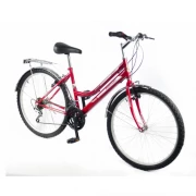 Городской велосипед Mustang Sport 24 (розовый, черно-красный) 