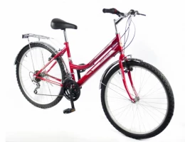 Городской велосипед Mustang Sport 24 (розовый, черно-красный) 