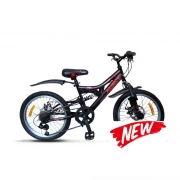 Детский двухподвесный велосипед Azimut Blackmount 20" 