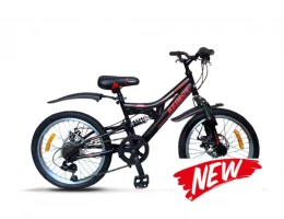 Детский двухподвесный велосипед Azimut Blackmount 20" 