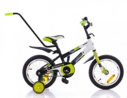 Детский велосипед Azimut Stitch Premium 12" (с родительской ручкой) 