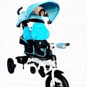 Детский трехколесный велосипед для двойни Crosser Twins NEW 