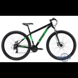 Велосипед 29" Apollo XPERT 10 2019 Matte black/green/grey (матовый черный)