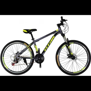 Горный велосипед Titan Protey 26" V2 Dark Gray-Lime-Black