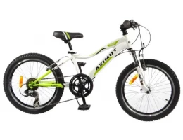 Детский горный велосипед 20 дюймов Azimut Knight G-1 (оборудование SHIMANO) зеленый